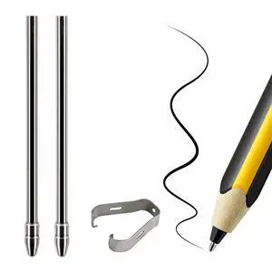 No Worn Out Fine Replacement Titanium Alloy Ballpoint Tips Compatible with STAEDTLER Mars Lumograph & Noris Digital Jumbo/Classic/Mini Digital Pen Stylus, Pencil Nibs fits for Noris EMR Pen,2 Pcs No Worn Out Fine Replacement Titanium Alloy Ballpoint Tips Compatible with STAEDTLER Mars Lumograph & Noris Digital Jumbo/Classic/Mini Digital Pen Stylus, Pencil Nibs fits for Noris EMR Pen,2 Pcs
