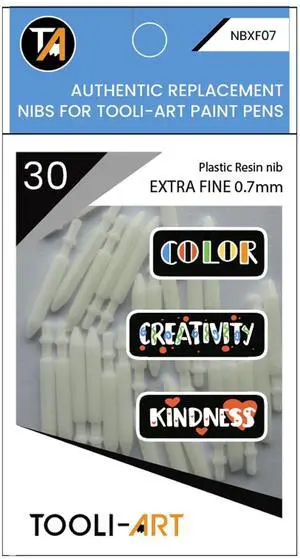 30 Replacement Nibs Extra Fine Tip Paint Pens Acrylic Markers. Easy To Replace. 30 Replacement Nibs Extra Fine Tip Paint Pens Acrylic Markers. Easy To Replace.