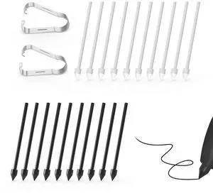 20 PCS Tips/Nibs Replacement for Samsung Galaxy Tab S9/S9FE+/S9 Ultra, S8/S8+/S8 Ultra, S7/S7+/S7 FE, S6/S6 Lite, Note10/10 Plus/10 Lite, Note 20/S21/S22/S23/S24 Ultra S Pen,Kindle Scribe Pen 20 PCS Tips/Nibs Replacement for Samsung Galaxy Tab S9/S9FE+/S9 Ultra, S8/S8+/S8 Ultra, S7/S7+/S7 FE, S6/S6 Lite, Note10/10 Plus/10 Lite, Note 20/S21/S22/S23/S24 Ultra S Pen,Kindle Scribe Pen