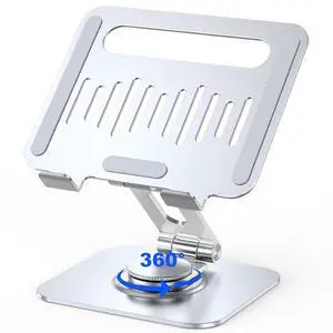 Aluminum Tablet Stand, 360° Rotating iPad Holder Fits 4-13" Aluminum Tablet Stand, 360° Rotating iPad Holder Fits 4-13"