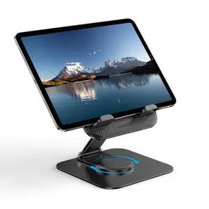 TA04 Ultra-Slim Tablet Stand for iPad, Swivel Phone Holder for Desk TA04 Ultra-Slim Tablet Stand for iPad, Swivel Phone Holder for Desk