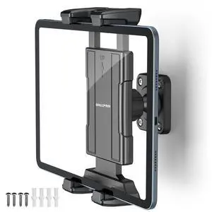 Universal Tablet Wall Mount Holder for 4.7-13 inch Tablet Smartphone eReader, 360° Adjustment Compatible with iPad, iPhone, Kindle Fire HD, Galaxy Tab, Switch, Drilled Screw Mounting Universal Tablet Wall Mount Holder for 4.7-13 inch Tablet Smartphone eReader, 360° Adjustment Compatible with iPad, iPhone, Kindle Fire HD, Galaxy Tab, Switch, Drilled Screw Mounting