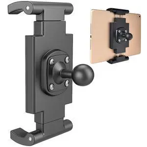 1" Ball Tablet Holder Screw-Mounted Tablet Mount Compatible with RAM B Size System, Adjustable iPad Holder for 7-12.9" Tablets, Car Truck Boat Dashboard 1" Ball Tablet Holder Screw-Mounted Tablet Mount Compatible with RAM B Size System, Adjustable iPad Holder for 7-12.9" Tablets, Car Truck Boat Dashboard