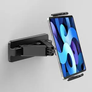 Tablet Wall Mount Holder, 360° Rotation Adjustable and Foldable ipad Wall Mount, Tablet Wall Holder Damage-Free for 4.7-12.9 inch Pad, Smartphone, eReader, for Kitchen, Bedroom Tablet Wall Mount Holder, 360° Rotation Adjustable and Foldable ipad Wall Mount, Tablet Wall Holder Damage-Free for 4.7-12.9 inch Pad, Smartphone, eReader, for Kitchen, Bedroom