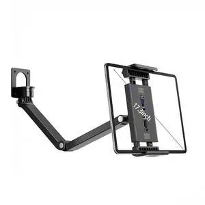 Tablet Wall Mount Holder, Aluminum Extendable 360° Rotating Holder, Adjustable Foldable Arm for 4.717Inch iPad Pro Air Mini, Galaxy Tab Portable Monitor& Phones Tablet Wall Mount Holder, Aluminum Extendable 360° Rotating Holder, Adjustable Foldable Arm for 4.717Inch iPad Pro Air Mini, Galaxy Tab Portable Monitor& Phones
