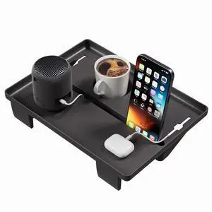 Clip-On Bedside Shelf for Bunk Beds, Dorm Room Essentials, Bedside Caddy, No-Tool Install Bed Side Table Storage for Loft, Platform Beds, Nightstand Caddy for Phone, Glasses, Book, Black Clip-On Bedside Shelf for Bunk Beds, Dorm Room Essentials, Bedside Caddy, No-Tool Install Bed Side Table Storage for Loft, Platform Beds, Nightstand Caddy for Phone, Glasses, Book, Black