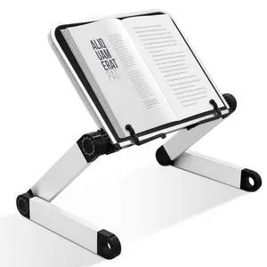 Book Stand Laptop Stand Adjustable Book Holder Tray with Page Paper Clips Ergonomic Multi Heights Angles Adjustable Cooking Bookstands for Textbook Recipe Magazine Laptop Tablet Portable Book Stand Laptop Stand Adjustable Book Holder Tray with Page Paper Clips Ergonomic Multi Heights Angles Adjustable Cooking Bookstands for Textbook Recipe Magazine Laptop Tablet Portable