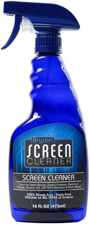 Screen Cleaner- 16 oz Spray Bottle For Use With LED & LCD TV, Computer Monitor, Laptop, and iPad Screens- 16 oz Bottle Only, No Towel Screen Cleaner- 16 oz Spray Bottle For Use With LED & LCD TV, Computer Monitor, Laptop, and iPad Screens- 16 oz Bottle Only, No Towel
