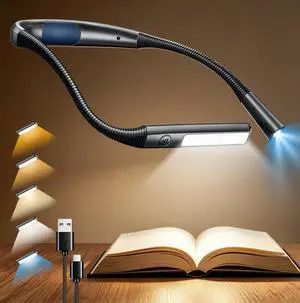 Bendable Neck Light, 100 Hours Reading Light for Book Lover Gifts Bendable Neck Light, 100 Hours Reading Light for Book Lover Gifts