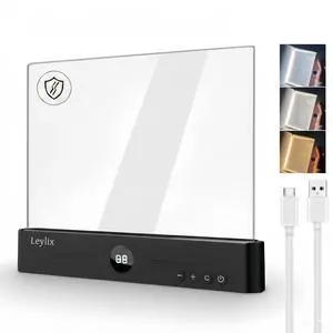 LED Flat Book Light for Reading at Night in Bed, Black LED Flat Book Light for Reading at Night in Bed, Black