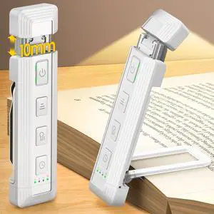 Extendable Book Lights for Reading at Night, 5 Enhanced Brightness & 3 Colors with Sleep Aid & Timers, Clip on USB Rechargeable Reading Light for Books in Bed, Ideal Book Lovers Gifts Extendable Book Lights for Reading at Night, 5 Enhanced Brightness & 3 Colors with Sleep Aid & Timers, Clip on USB Rechargeable Reading Light for Books in Bed, Ideal Book Lovers Gifts