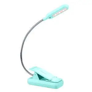 Rechargeable Book Light, Blue Light Blocking, Amber 1600K Clip On Reading Light, Eye Care 7 LEDs Kids Book Light for Reading in Bed with Power Indicator for Bookworms (Green) Rechargeable Book Light, Blue Light Blocking, Amber 1600K Clip On Reading Light, Eye Care 7 LEDs Kids Book Light for Reading in Bed with Power Indicator for Bookworms (Green)