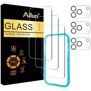 Screen Protector + Camera Lens Protector for iPhone 17 Pro, 3+3 Pack Screen Protector + Camera Lens Protector for iPhone 17 Pro, 3+3 Pack