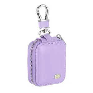 Earbuds Cases, Earphone Case Holder, PU Leather Ear Buds Case Zipper Organizer Small with Mesh Pocket for USB Cable, Wireless Wired Earphones, Purple Earbuds Cases, Earphone Case Holder, PU Leather Ear Buds Case Zipper Organizer Small with Mesh Pocket for USB Cable, Wireless Wired Earphones, Purple