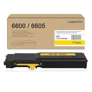 Phaser 6600/WorkCentre 6605 High Capacity Toner Cartridge (Yellow,1 Pack)- Loets 106R02227 Toner Cartridge Replacement for Xerox Phaser 6600 6600N 6600DN WorkCentre 6605N 6605DN Printer Phaser 6600/WorkCentre 6605 High Capacity Toner Cartridge (Yellow,1 Pack)- Loets 106R02227 Toner Cartridge Replacement for Xerox Phaser 6600 6600N 6600DN WorkCentre 6605N 6605DN Printer
