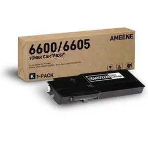 Phaser 6600 / WorkCentre 6605 High Yield Toner Cartridge Set (1-Pack, Black),106R02228 Replacement for Xerox Phaser 6600 6600N 6600DN WorkCentre 6605N 6605DN Printer Phaser 6600 / WorkCentre 6605 High Yield Toner Cartridge Set (1-Pack, Black),106R02228 Replacement for Xerox Phaser 6600 6600N 6600DN WorkCentre 6605N 6605DN Printer