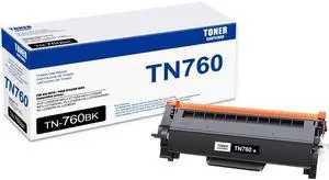 1 Pack TN760 Toner Cartridge, Compatible for Brother TN760 TN-760 Toner Replacement for DCP-L2550DW MFC-L2710DW MFC-L2750DW MFC-L2750DWXL HL-L2350DW HL-L2370DW/DWXL HL-L2390DW HL-L2395DW Printer 1 Pack TN760 Toner Cartridge, Compatible for Brother TN760 TN-760 Toner Replacement for DCP-L2550DW MFC-L2710DW MFC-L2750DW MFC-L2750DWXL HL-L2350DW HL-L2370DW/DWXL HL-L2390DW HL-L2395DW Printer