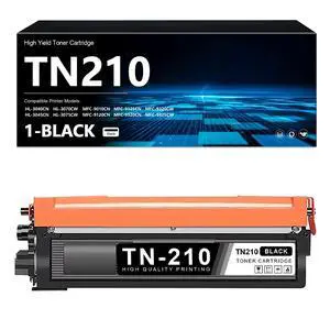 TN-210 TN210BK Toner Cartridge High Yield 1-Pack Compatible with HL-3040CN HL-3045CN HL-3070CW MFC-9010CN MFC-9125CN MFC-9320CN MFC-9320CW MFC-9325CW Replacement for Black TN210 Toner TN-210 TN210BK Toner Cartridge High Yield 1-Pack Compatible with HL-3040CN HL-3045CN HL-3070CW MFC-9010CN MFC-9125CN MFC-9320CN MFC-9320CW MFC-9325CW Replacement for Black TN210 Toner