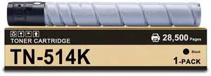 TN514K Toner Cartridge High Yield Replacement for Konica Minolta TN514 Toner Compatible for Bizhub C458 C558 C658 1-Pack(Black) TN514K Toner Cartridge High Yield Replacement for Konica Minolta TN514 Toner Compatible for Bizhub C458 C558 C658 1-Pack(Black)