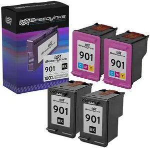 Remanufactured Ink Replacement for HP 901 700 (Black, 4-Pack) Remanufactured Ink Replacement for HP 901 700 (Black, 4-Pack)
