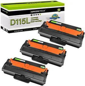 3 Pack MLT-D115L D115L Black High Yield Toner Cartridge Compatible for Samsung Xpress SL-M2830DW SL-M2880FW SL-M2670 SL-M2620 SL-2820DW SL-2820ND M2670N M2870FD M2870FW Printer 3 Pack MLT-D115L D115L Black High Yield Toner Cartridge Compatible for Samsung Xpress SL-M2830DW SL-M2880FW SL-M2670 SL-M2620 SL-2820DW SL-2820ND M2670N M2870FD M2870FW Printer