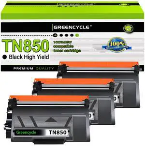 3 Pack TN850 Toner Cartridge Replacement for TN-850 TN820 TN-820 Work for HL-L6200DWT HL-L6200DW HL-L5200DW HL-L5100DN MFC-L5900DW MFC-L5850DW MFC-L5700DW (Black,High Yield) 3 Pack TN850 Toner Cartridge Replacement for TN-850 TN820 TN-820 Work for HL-L6200DWT HL-L6200DW HL-L5200DW HL-L5100DN MFC-L5900DW MFC-L5850DW MFC-L5700DW (Black,High Yield)