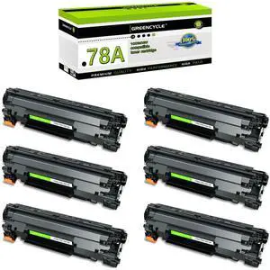 6 Pack 78A CE278A Black Laser Toner Cartridge Compatible for LaserJet Pro P1606dn P1566 P1560 M1536dnf P1600 Printer 6 Pack 78A CE278A Black Laser Toner Cartridge Compatible for LaserJet Pro P1606dn P1566 P1560 M1536dnf P1600 Printer