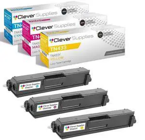 CS Replacement Toner Cartridge Compatible with Brother TN433 TN431 TN-433 TN-431 TN433C/TN431C TN433M/TN431M TN433Y/TN431Y for HL-L8260CDW HL-L8360CDW HL-L8360CDWT HL-L9310CDW 3 Color Set CS Replacement Toner Cartridge Compatible with Brother TN433 TN431 TN-433 TN-431 TN433C/TN431C TN433M/TN431M TN433Y/TN431Y for HL-L8260CDW HL-L8360CDW HL-L8360CDWT HL-L9310CDW 3 Color Set