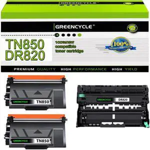 TN850 Toner & DR820 Drum Unit Set Replacement for HL-L6200DWT HL-L6200DW HL-L5200DW HL-L5100DN MFC-L5900DW MFC-L5850DW MFC-L5700DW Printer(2 Toner, 1 Drum) TN850 Toner & DR820 Drum Unit Set Replacement for HL-L6200DWT HL-L6200DW HL-L5200DW HL-L5100DN MFC-L5900DW MFC-L5850DW MFC-L5700DW Printer(2 Toner, 1 Drum)