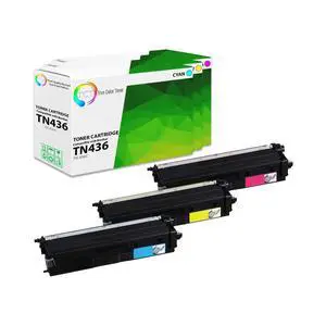 TN436 Color Toner Cartridge 3 Pack - Compatible Replacement for Brother TN436C TN436M TN436Y High Yield Works with Brother HL-L8260CDW L8360CDWT L8360CDW MFC-L8610CDW Printers (C M Y) TN436 Color Toner Cartridge 3 Pack - Compatible Replacement for Brother TN436C TN436M TN436Y High Yield Works with Brother HL-L8260CDW L8360CDWT L8360CDW MFC-L8610CDW Printers (C M Y)