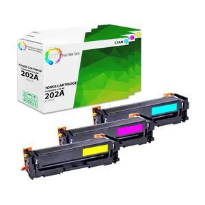 202A Color Toner Cartridge 3 Pack - Compatible Replacement for HP 202A CF501A CF502A CF503A Works with HP Color LaserJet Pro MFP M280NW M254DW M281FDW Printers (Cyan Magenta Yellow) 202A Color Toner Cartridge 3 Pack - Compatible Replacement for HP 202A CF501A CF502A CF503A Works with HP Color LaserJet Pro MFP M280NW M254DW M281FDW Printers (Cyan Magenta Yellow)