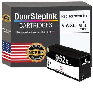 952XL Black MICR Remanufactured Ink Cartridge Replacement for HP 952XL - Compatible with OfficeJet Pro 7740/8710/8715/8720/8730/8740 - High Yield 1-Pack 952XL Black MICR Remanufactured Ink Cartridge Replacement for HP 952XL - Compatible with OfficeJet Pro 7740/8710/8715/8720/8730/8740 - High Yield 1-Pack