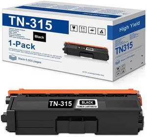 TN315 Black Toner Cartridge, Compatible Replacement for Brother TN-315BK DCP-9050 9055 9270 HL-4140 4150 4570 MFC-9460 9465 9560 9970 Toner Cartridge (TN315BK, 1-Pack) TN315 Black Toner Cartridge, Compatible Replacement for Brother TN-315BK DCP-9050 9055 9270 HL-4140 4150 4570 MFC-9460 9465 9560 9970 Toner Cartridge (TN315BK, 1-Pack)