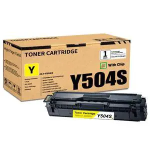 1 Pack CLT-Y504S(SU506A) Yellow Toner Cartridge, Compatible for Samsung CLT-Y504S (SU506A) CLT-Y504S(SU506A) Toner Replacement for Xpress C1810W C1860FW CLX-4195 CLX-4170 CLP-415 CLP-470 475 Printer 1 Pack CLT-Y504S(SU506A) Yellow Toner Cartridge, Compatible for Samsung CLT-Y504S (SU506A) CLT-Y504S(SU506A) Toner Replacement for Xpress C1810W C1860FW CLX-4195 CLX-4170 CLP-415 CLP-470 475 Printer