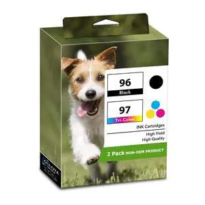 96XL 97XL Ink Cartridges Combo Pack (2-Pack, 1Black+1Tri-Color) for HP 96XL 97XL Ink Cartridges Work with DeskJet 5940 6840 6940 6988 9800 Photosmart 2610 2710 8050 8450 Printer 96XL 97XL Ink Cartridges Combo Pack (2-Pack, 1Black+1Tri-Color) for HP 96XL 97XL Ink Cartridges Work with DeskJet 5940 6840 6940 6988 9800 Photosmart 2610 2710 8050 8450 Printer