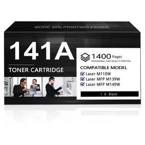 141A Toner Cartridge (1-Pack,Black) Compatible 141A 141X Toner Cartridges Replacement for HP Laser M110w MFP M139w M140w Printer | W1410A 141A Toner Cartridge (1-Pack,Black) Compatible 141A 141X Toner Cartridges Replacement for HP Laser M110w MFP M139w M140w Printer | W1410A