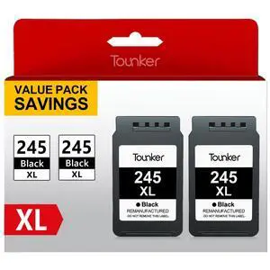 Compatible Ink Cartridge Replacement for Canon 245XL (Black, 2 Pack) Compatible Ink Cartridge Replacement for Canon 245XL (Black, 2 Pack)