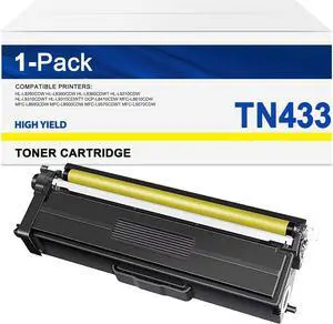 TN433Y 1-Pack TN433 Yellow Toner Cartridge Replacement for Brother TN 433Y Toner MFC-L8900CDW L9570CDWT HL-L8260CDW L9310CDWT L8360CDW Printer Toner TN433Y 1-Pack TN433 Yellow Toner Cartridge Replacement for Brother TN 433Y Toner MFC-L8900CDW L9570CDWT HL-L8260CDW L9310CDWT L8360CDW Printer Toner
