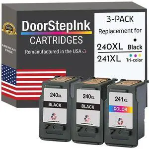 PG-240XL Black & 241XL Color Remanufactured in The USA Ink Cartridge Replacement for Canon PG-240XL/241XLCompatible with Canon Pixma MG3620, MX432, MX532, MG3520, MX452 High Yield 1-Pack PG-240XL Black & 241XL Color Remanufactured in The USA Ink Cartridge Replacement for Canon PG-240XL/241XLCompatible with Canon Pixma MG3620, MX432, MX532, MG3520, MX452 High Yield 1-Pack