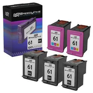 Remanufactured Ink Replacement for HP 61 (BK &, Color, 5-Pack) Remanufactured Ink Replacement for HP 61 (BK &, Color, 5-Pack)
