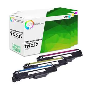TN227 Color Toner Cartridge 3 Pack - Compatible Replacement for Brother TN227 TN-227 Works with Brother HL-L3210CW MFC-L3710CW L3750CDW DCP-L3510CDW Printers (C M Y) TN227 Color Toner Cartridge 3 Pack - Compatible Replacement for Brother TN227 TN-227 Works with Brother HL-L3210CW MFC-L3710CW L3750CDW DCP-L3510CDW Printers (C M Y)