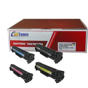 Remanufactured Toner Cartridge Replacement for CC530A (4-Pack) Remanufactured Toner Cartridge Replacement for CC530A (4-Pack)