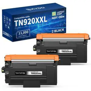 TN920XXL Super High Yield Black Comatible Toner Cartridge Replacement for TN920 TN920XL 920XXL 920XL 920 Work for HL-L6210DW HL-L6210DWT HL-L5210DW HL-L5210DWT MFC-L6810DW (Black,2 Pack) TN920XXL Super High Yield Black Comatible Toner Cartridge Replacement for TN920 TN920XL 920XXL 920XL 920 Work for HL-L6210DW HL-L6210DWT HL-L5210DW HL-L5210DWT MFC-L6810DW (Black,2 Pack)