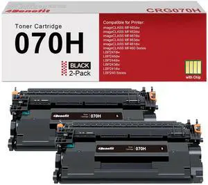 070H Black High Yield Toner Cartridge CRG-070H 070 H with Chip 2-Pack | Toner Cartridge CRG070H Replacement for Canon 070H Toner Cartridge for imageCLASS MF465dw MF462dw LBP247dw LBP246dw Printer 070H Black High Yield Toner Cartridge CRG-070H 070 H with Chip 2-Pack | Toner Cartridge CRG070H Replacement for Canon 070H Toner Cartridge for imageCLASS MF465dw MF462dw LBP247dw LBP246dw Printer