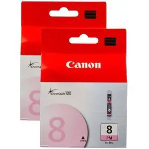 2 Pack CLI-8PM Photo Magenta Ink Cartridge for Select PIXMA iP, MP, Pro Series Printers 2 Pack CLI-8PM Photo Magenta Ink Cartridge for Select PIXMA iP, MP, Pro Series Printers