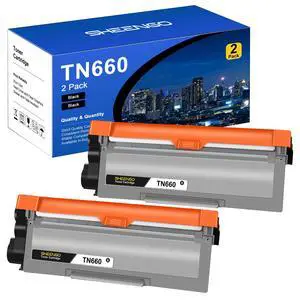 Compatible Toner Cartridge Replacement for Brother TN660 (Black 2 Pack) Compatible Toner Cartridge Replacement for Brother TN660 (Black 2 Pack)