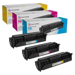 Products Remanufactured Toner Cartridge Replacements for Canon 118 (3 Pack - Cyan, Magenta, Yellow) for use in ImageClass LBP7200Cdn, LBP7660Cdn, MF726Cdw, MF729Cdw, MF8350Cdn, MF8380Cdw, MF8580Cdw Products Remanufactured Toner Cartridge Replacements for Canon 118 (3 Pack - Cyan, Magenta, Yellow) for use in ImageClass LBP7200Cdn, LBP7660Cdn, MF726Cdw, MF729Cdw, MF8350Cdn, MF8380Cdw, MF8580Cdw