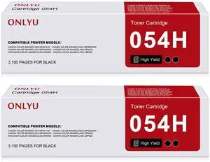 Compatible Toner Cartridge Replacement for Canon 054H 054 Black Toner for Canon Color ImageClass MF644Cdw MF642Cdw MF641cw LBP622Cdw MF642c Printer (Black, 2-Pack) Compatible Toner Cartridge Replacement for Canon 054H 054 Black Toner for Canon Color ImageClass MF644Cdw MF642Cdw MF641cw LBP622Cdw MF642c Printer (Black, 2-Pack)