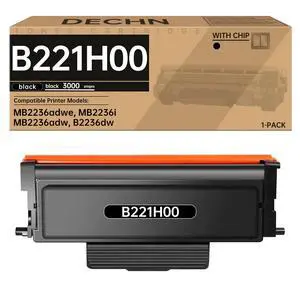 B221H00 Toner Cartridge High Yield Black (with Chip),Compatible with Suitable for Lexmark MB2236adwe MB2236i MB2236adw B2236dw Printers(1-Pack,3000 Pages) B221H00 Toner Cartridge High Yield Black (with Chip),Compatible with Suitable for Lexmark MB2236adwe MB2236i MB2236adw B2236dw Printers(1-Pack,3000 Pages)