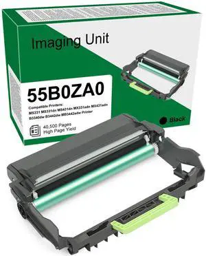 55B0ZA0 Black Imaging Unit MS331 Imaging Unit Compatible Lexmark MS331 MS331dn MS431dn MX331adn MB3442adw XM1342 M1342 MB3442i MX431adn B3340dw B3442dw Printer Drum Unit 55B0ZA0 Black Imaging Unit MS331 Imaging Unit Compatible Lexmark MS331 MS331dn MS431dn MX331adn MB3442adw XM1342 M1342 MB3442i MX431adn B3340dw B3442dw Printer Drum Unit